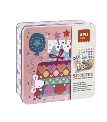 STICKERS GAME CAJA METALICA FIESTA