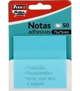 TACO NOTAS FIXO 50h 75x75 TRANS. AZ.PAST