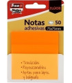 TACO NOTAS FIXO 50h 75x75 TRANS. NARANJA