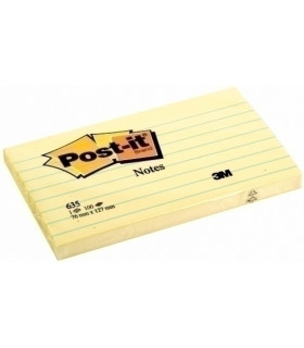 TACO NOTAS POST-IT 635 76X127 CON LINEAS