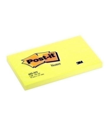 TACO NOTAS POST-IT 655 AMAR. NEON76x127