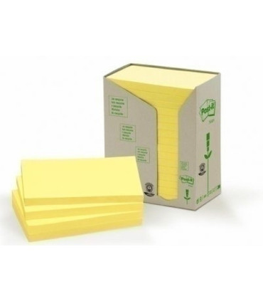 TACO NOTAS POST-IT RECICL. AMAR. 655/1T