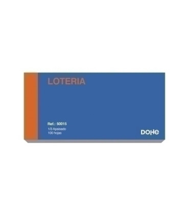 TALONARIO LOTERIA 1/3 APA. DOHE