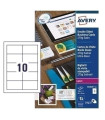 TARJETAS AVERY IMPRESORA C32026-25