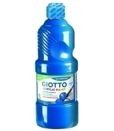 TEMPERA GIOTTO ACRIL 500 ml AZUL CYAN