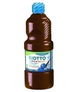 TEMPERA GIOTTO ACRIL 500 ml MARRON