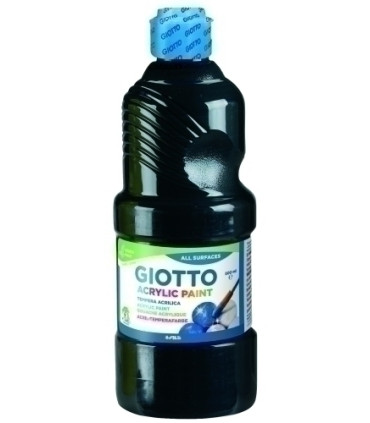 TEMPERA GIOTTO ACRIL 500 ml NEGRO