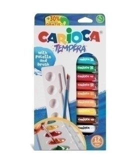 TEMPERA CARIOCA TUBO 10ml C/12