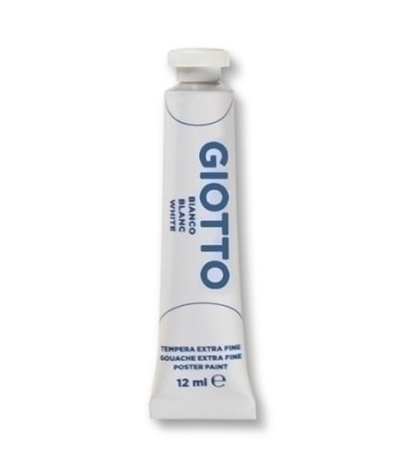 TEMPERA GIOTTO 12 ml (tubo)  BLANCO