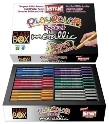 TEMPERA INSTANT PLAYC. MET. POCKET C/72