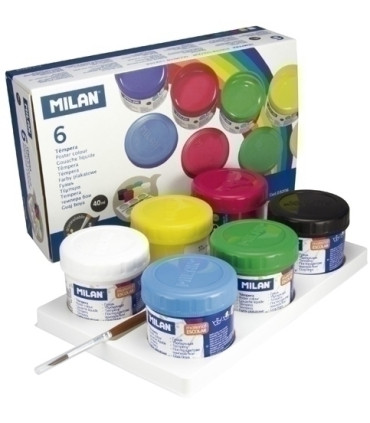 TEMPERA MILAN 40 ml ESTUCHE 6