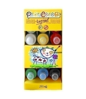 TEMPERA PLAYCOLOR LIQ. 250 ml EXP.18