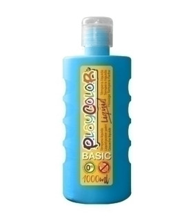 TEMPERA PLAYCOLOR LIQ. 1000 ml AZUL CLAR