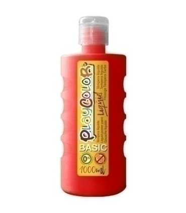 TEMPERA PLAYCOLOR LIQ. 1000 ml ROJO