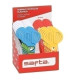TIJERAS ESC. SAFTA PLASTICO SURT.EXP.20