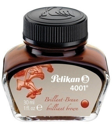 TINTA ESTILOG.PELIKAN 30 ml MARRON BRILL