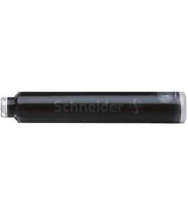 TINTA ESTILOG.SCHNEIDER CAJA 6 CART.NEGR