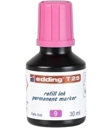 TINTA ROTUL.EDDING 30 ml T25 ROSA