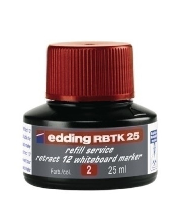 TINTA ROTUL.EDDING 25 ml RBTK25 ROJO