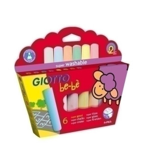 TIZAS COLORES GIOTTO BEBE ESTUCHE 6