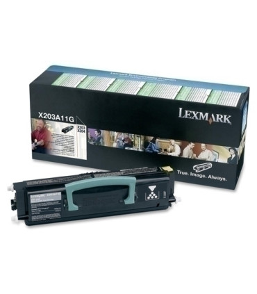 TONER LEXMARK X203A11G NEGRO 2.500 PAG