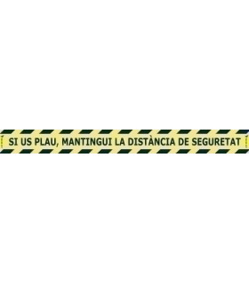 VINILO SUELO 100x10 DISTANCIA DE SEGURET