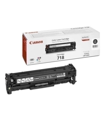 TONER CANON 718K NEGRO 3.400 PAG