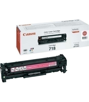 TONER CANON 718M MAGENTA 2.900 PAG