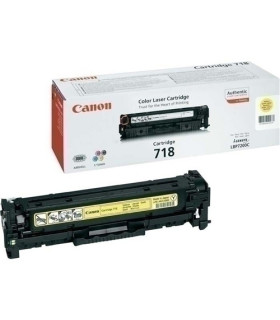 TONER CANON 718Y AMARILLO 2.900 PAG