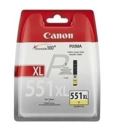 CART.IJ.CANON CLI-551XL AMARILLO