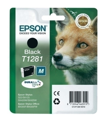 CART.IJ.EPSON T128140 NEGRO