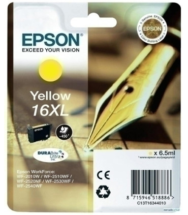 CART.IJ.EPSON T163440 Nº16XL AMARILLO