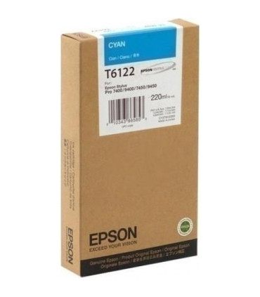 CART.IJ.EPSON T612200 CIAN 220ML