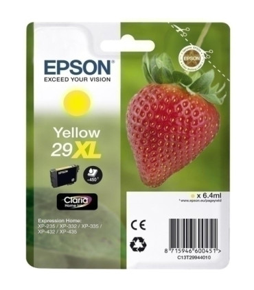 CART.IJ.EPSON T299440 Nº29XL AMARILLO