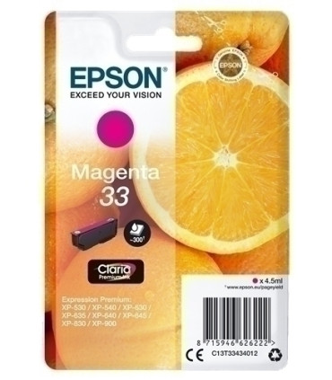 CART.IJ.EPSON T334340 Nº33 MAGENTA