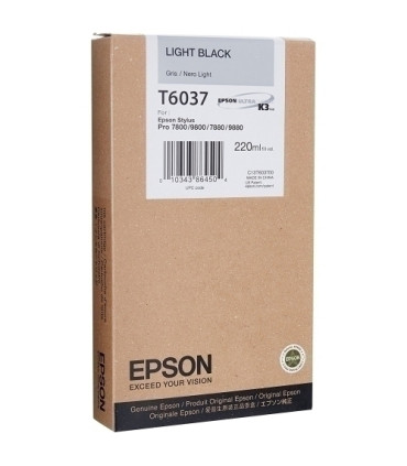 CART.IJ.EPSON T603700 NEGRO CLARO