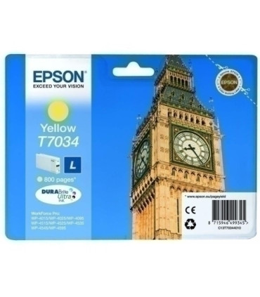 CART.IJ.EPSON T703440 WP-4525DNF AMARILL