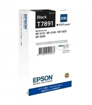 CART.IJ.EPSON T7891 XXL NEGRO