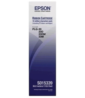 CINTA EPSON S015339 PLQ-20 NEGRA PACK 3