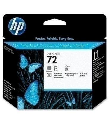 CABEZAL HP C9380A Nº72 GRIS Y NEGRO FOTO