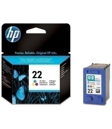 CART.IJ.HP C9352AE Nº22 TRICOLOR 5ML