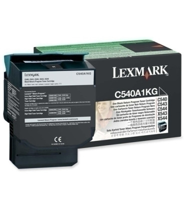 TONER LEXMARK C540A1KG NEGRO