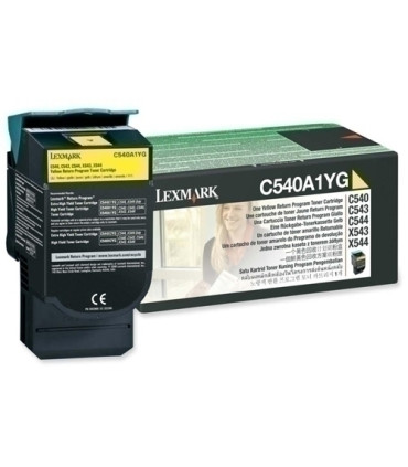 TONER LEXMARK C540A1YG AMARILLO