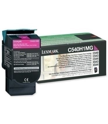 TONER LEXMARK C540H1MG MAGENTA