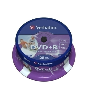 DVD +R VERBATIM 4.7GB 16x SPINDLE 25