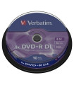 DVD +R VERBATIM 8.5GB 8x SPINDLE 10