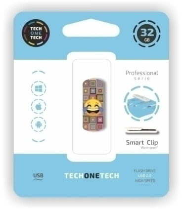 MEMORIA USB 32GB TECHONE EMOJI ME PARTO