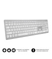 TECLADO SUBBLIM PURE EXTENDED BT PLATA