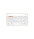 TECLADO SILVER HT BLUETOOTH BLANCO/MELOC