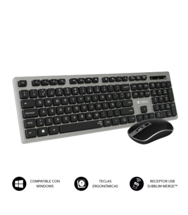 TECLADO Y RATON SUBBLIM HQ GREY